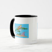 Mug Aquaman Dashes À Travers L'Eau (Devant gauche)