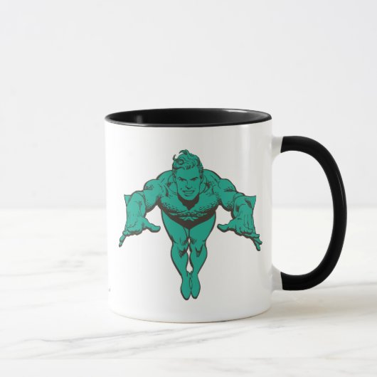 Mug Aquaman Déjeuner en avant - Turquoise (Droite)