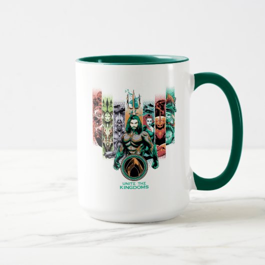 Mug Aquaman | Graphique d'Atlanteans "Unite The Kingdo (Droite)