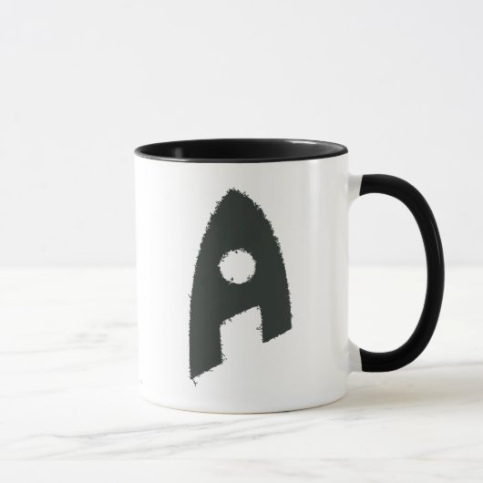 Mug Aquaman Grunge 'A' (Droite)