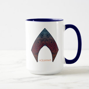 Mug Aquaman   Logo de Paisley Aquaman