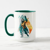 Mug Aquaman | Modernist Aquaman Collage (Gauche)