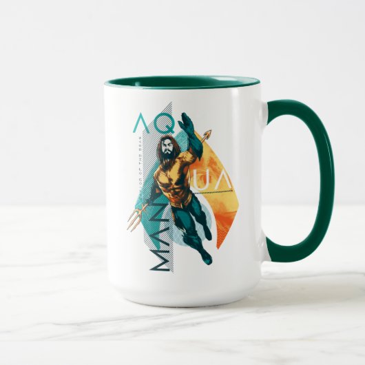 Mug Aquaman | Modernist Aquaman Collage (Droite)