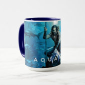 Mug Aquaman | Prince Orin avec animaux aquatiques (Devant gauche)