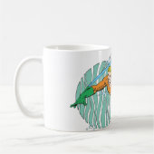 Mug Aquaman saute à gauche (Gauche)