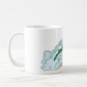 Mug Aquaman saute sur Coral (Gauche)