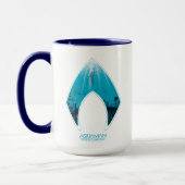 Mug Aquaman | voient le graphique d'océan de logo (Gauche)