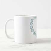 Mug Aquamarine Gem Heart (Gauche)