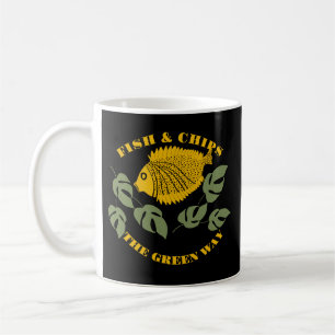Mug Aquaponics Poissons & Chips the Green Way Noir