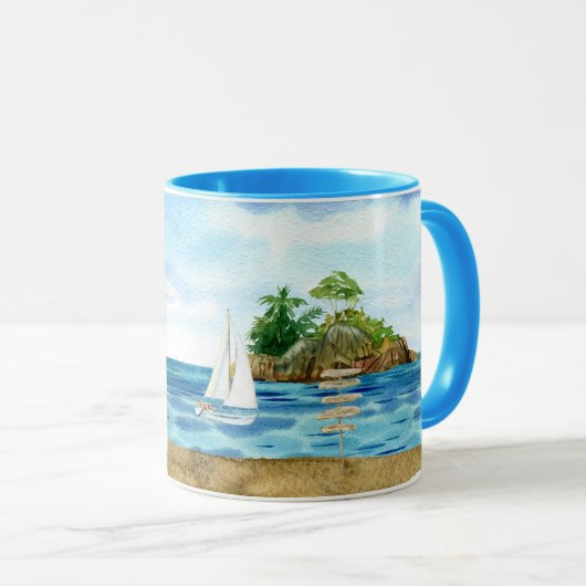 Mug Aquarelle (Devant droit)