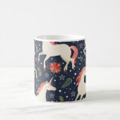 Mug Aquarelle abstrait triangles bleus sans soudure ba (Centre)