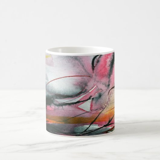 Mug aquarelle abstraite (Centre)