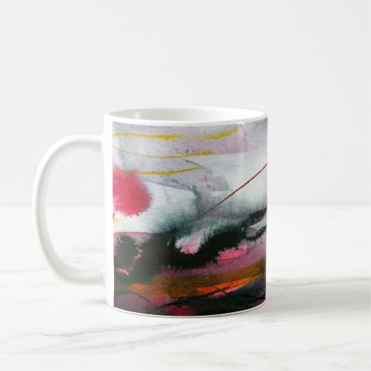 Mug aquarelle abstraite (Gauche)