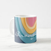 Mug Aquarelle Abstraite Customisée (Devant gauche)