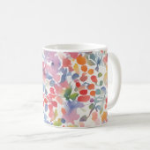 Mug Aquarelle Abstraite Flore perdue (Devant droit)