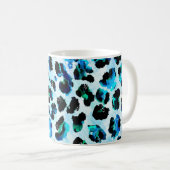 Mug Aquarelle Abstraite Motif de peau léopard (Devant droit)