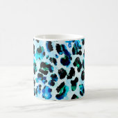 Mug Aquarelle Abstraite Motif de peau léopard (Centre)