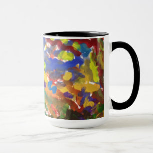 Mug Aquarelle abstraite multicolore