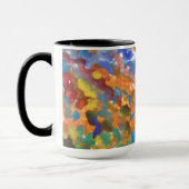 Mug Aquarelle abstraite multicolore (Gauche)