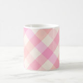 Mug Aquarelle Abstraite rose Plaid Plutôt simple (Centre)