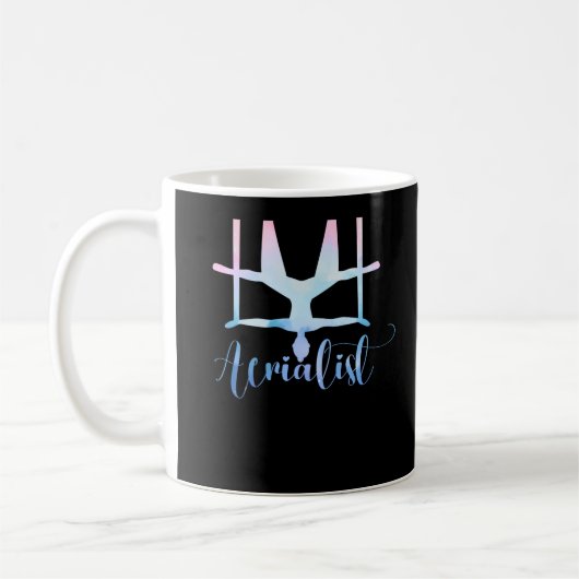 Mug Aquarelle Aérienne Yoga Soies Aérienne Femmes (Gauche)