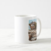 Mug Aquarelle Afrique de Zanzibar (Devant droit)