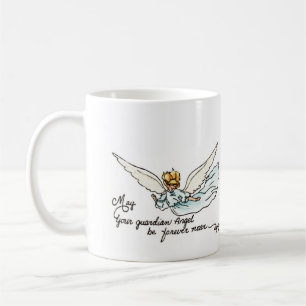 Mug Aquarelle Angel gracieusement près de vous et vous