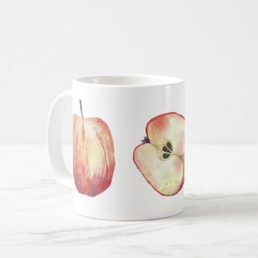 Mug Aquarelle Apple (Devant gauche)