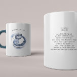 Mug Aquarelle Aquarius Astrologie Zodiac | Monogramme<br><div class="desc">Parfaites pour souhaiter joyeux anniversaire à vos amis, famille et proches. Elégant zodiaque aquarelle sur le devant avec le nom des destinataires, et signe d'anniversaire et zodiaque caractéristiques de personnalité sur le dos. Ajoutez votre libellé personnalisé à cette conception à l'aide des cases "Modifier ce modèle de conception" situées à...</div>