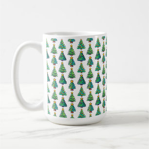 Mug Aquarelle Arbre de Noël Motif, Noël