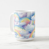 Mug aquarelle arc-en-ciel (Devant gauche)