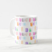 Mug Aquarelle Arc-en-ciel Brush mains peintes (Devant gauche)