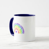 Mug Aquarelle arc-en-ciel LGBTQIA (Devant gauche)