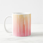 Mug Aquarelle arc-en-ciel Texture peinture Abstraite c (Gauche)