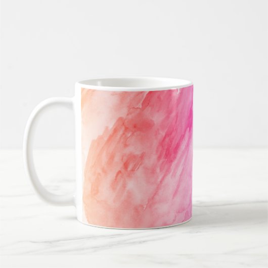 Mug Aquarelle arc-en-ciel Texture peinture Abstraite c (Gauche)