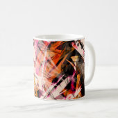 Mug Aquarelle, arrière - plan abstrait vintage. (Devant droit)