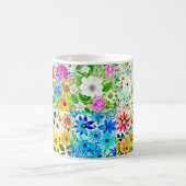 Mug Aquarelle Art Patchwork Floral Fleurs (Centre)
