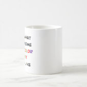 Mug aquarelle artiste, génial (Centre)