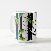 Mug Aquarelle Aspen Trees (Devant gauche)