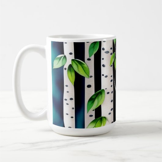 Mug Aquarelle Aspen Trees (Gauche)