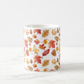 Mug Aquarelle Automne Feuilles Automne Motif sans join (Centre)