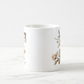 Mug Aquarelle Automne Floral Initiale T (Centre)