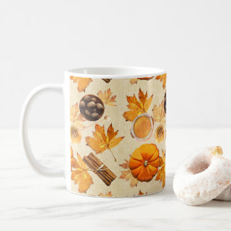 Mug Aquarelle Automne Magie Parfums Vintages
