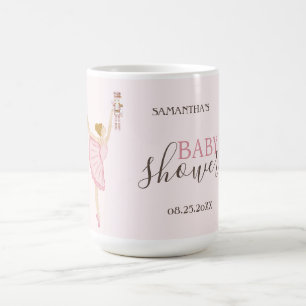 Mug Aquarelle Ballerina Nutcracker Baby shower rose
