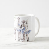 Mug Aquarelle Ballet Danse Ballerina (Devant droit)