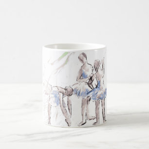 Mug Aquarelle Ballet Danse Ballerina