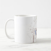 Mug Aquarelle Ballet Danse Ballerina (Gauche)