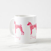 Mug Aquarelle Basenji (Devant gauche)