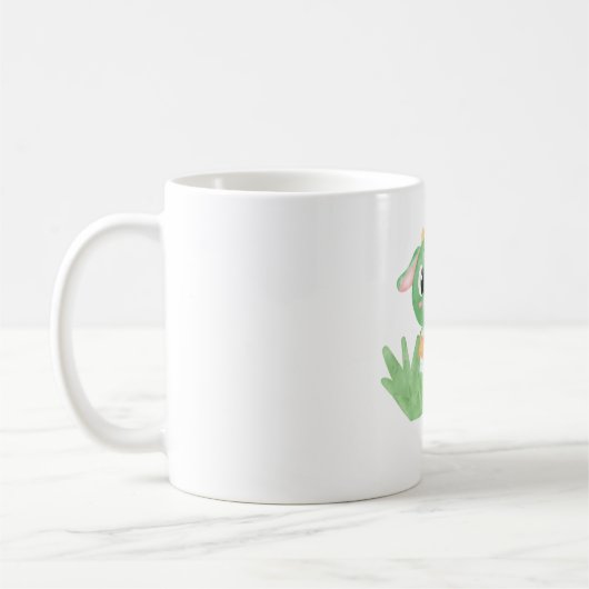Mug Aquarelle Bébé Cute Dragon (Gauche)