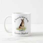 Mug Aquarelle berger allemand chien animal animal anim (Gauche)